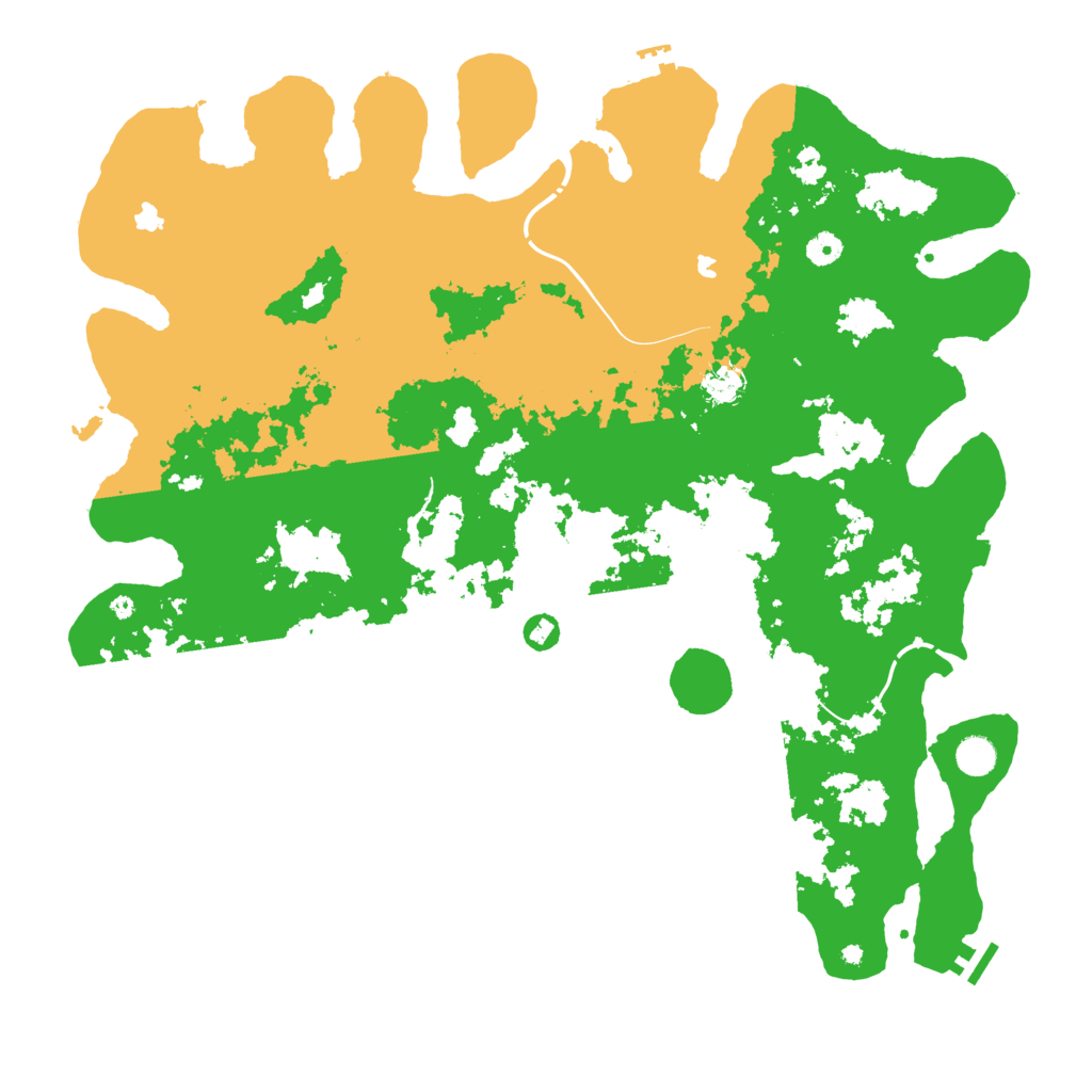 Biome Rust Map: Procedural Map, Size: 4800, Seed: 1391156981