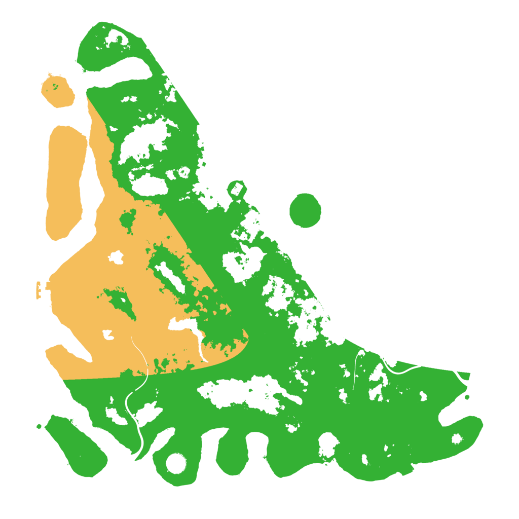 Biome Rust Map: Procedural Map, Size: 4500, Seed: 512724969