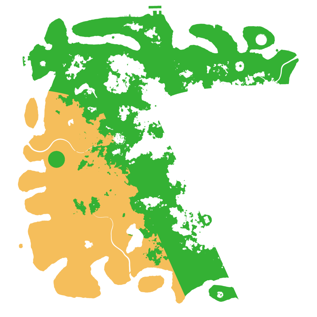 Biome Rust Map: Procedural Map, Size: 5002, Seed: 1419273627