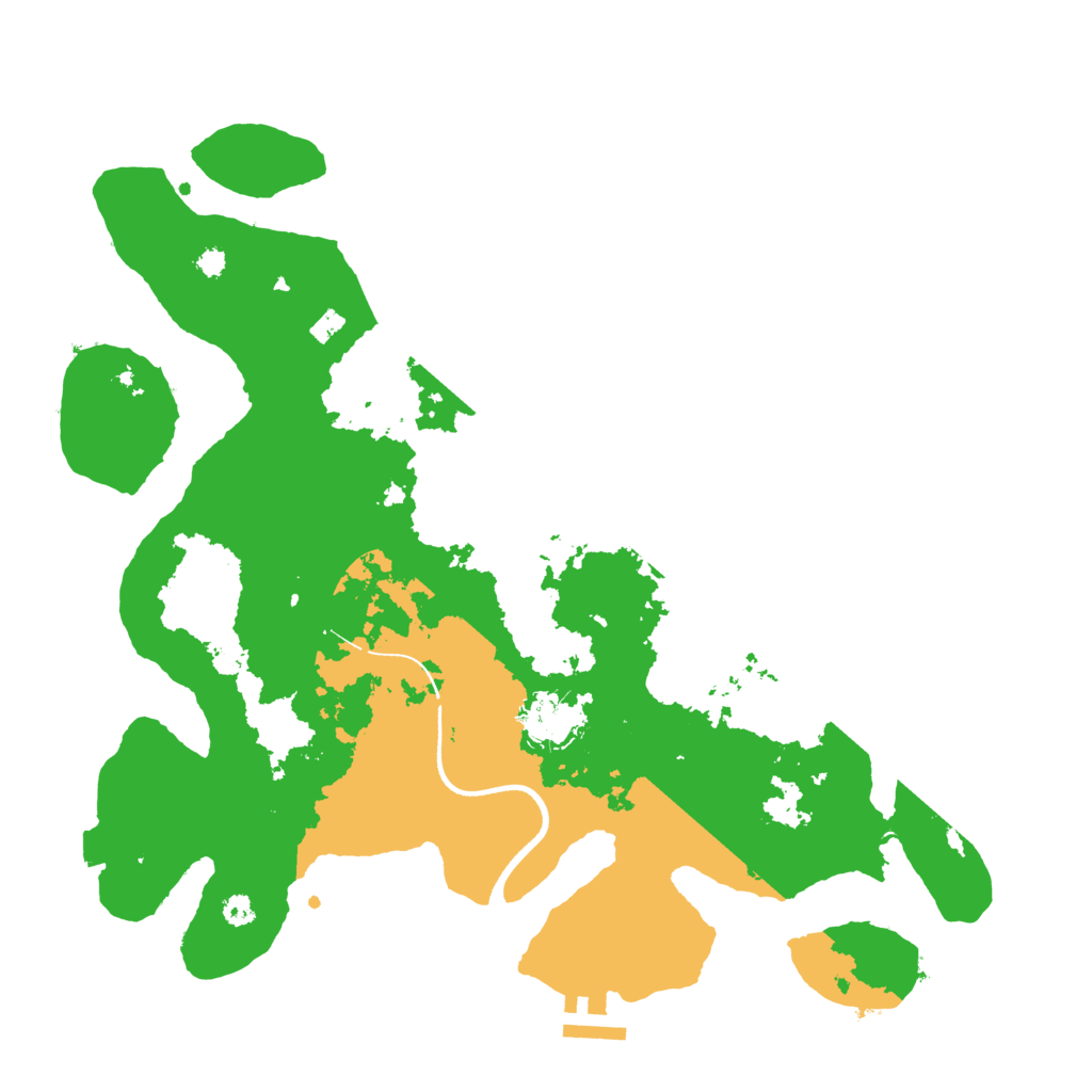 Biome Rust Map: Procedural Map, Size: 3500, Seed: 602495407