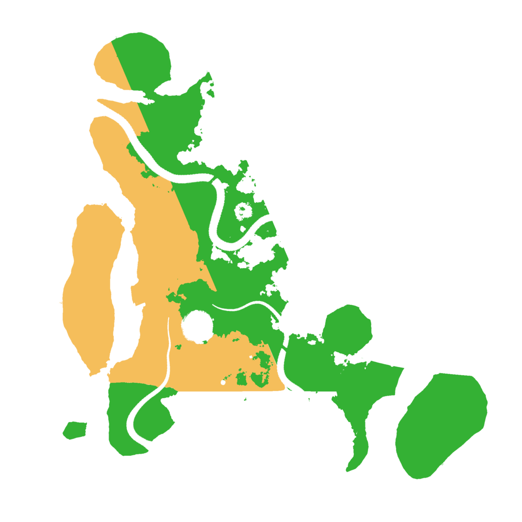 Biome Rust Map: Procedural Map, Size: 3000, Seed: 717837789
