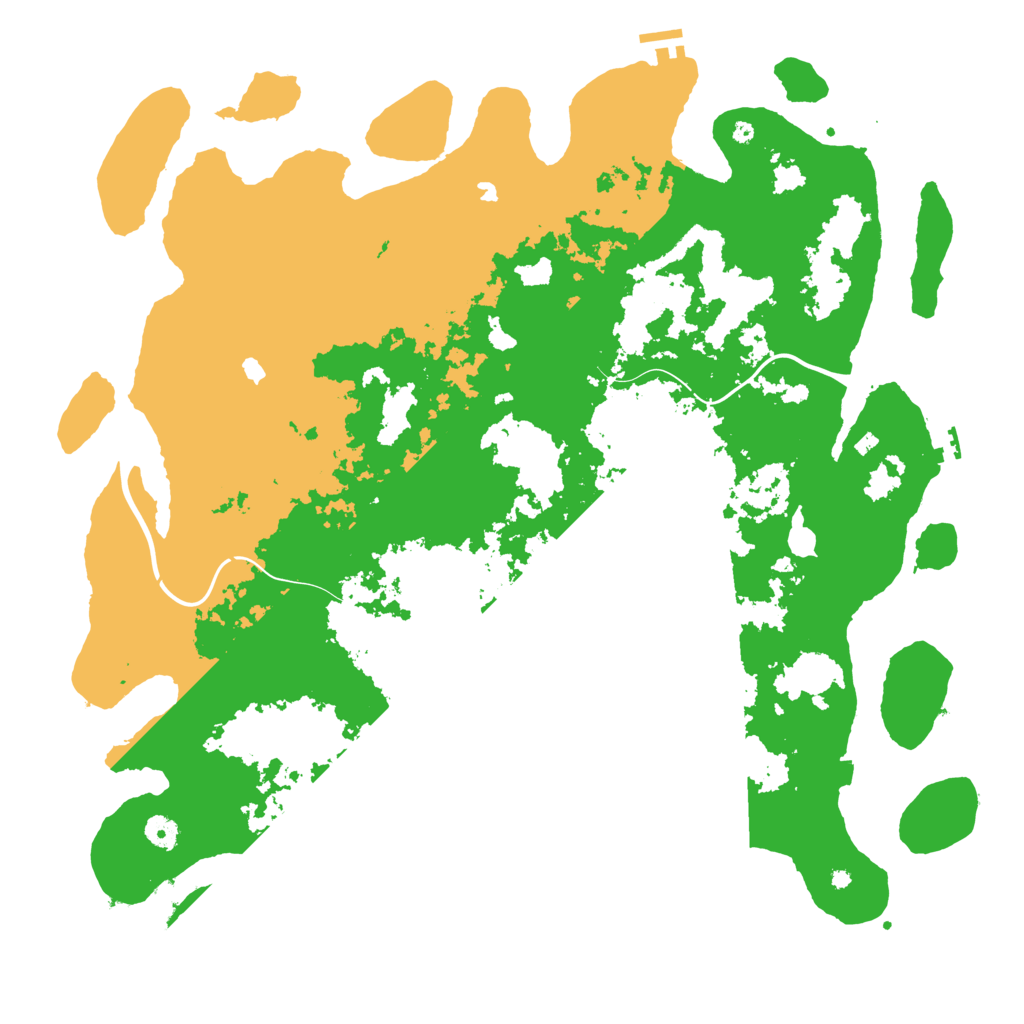 Biome Rust Map: Procedural Map, Size: 4800, Seed: 46208455