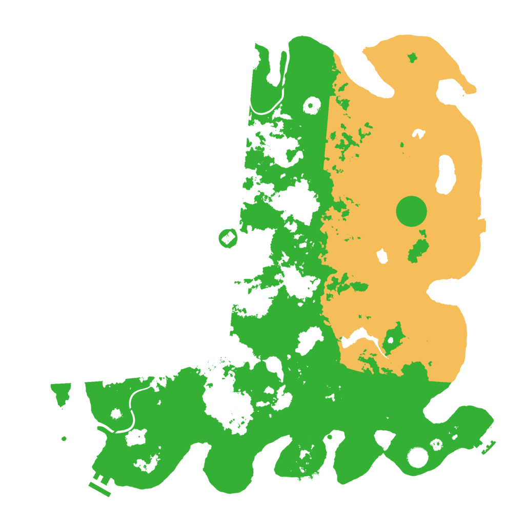 Biome Rust Map: Procedural Map, Size: 4500, Seed: 1762940243