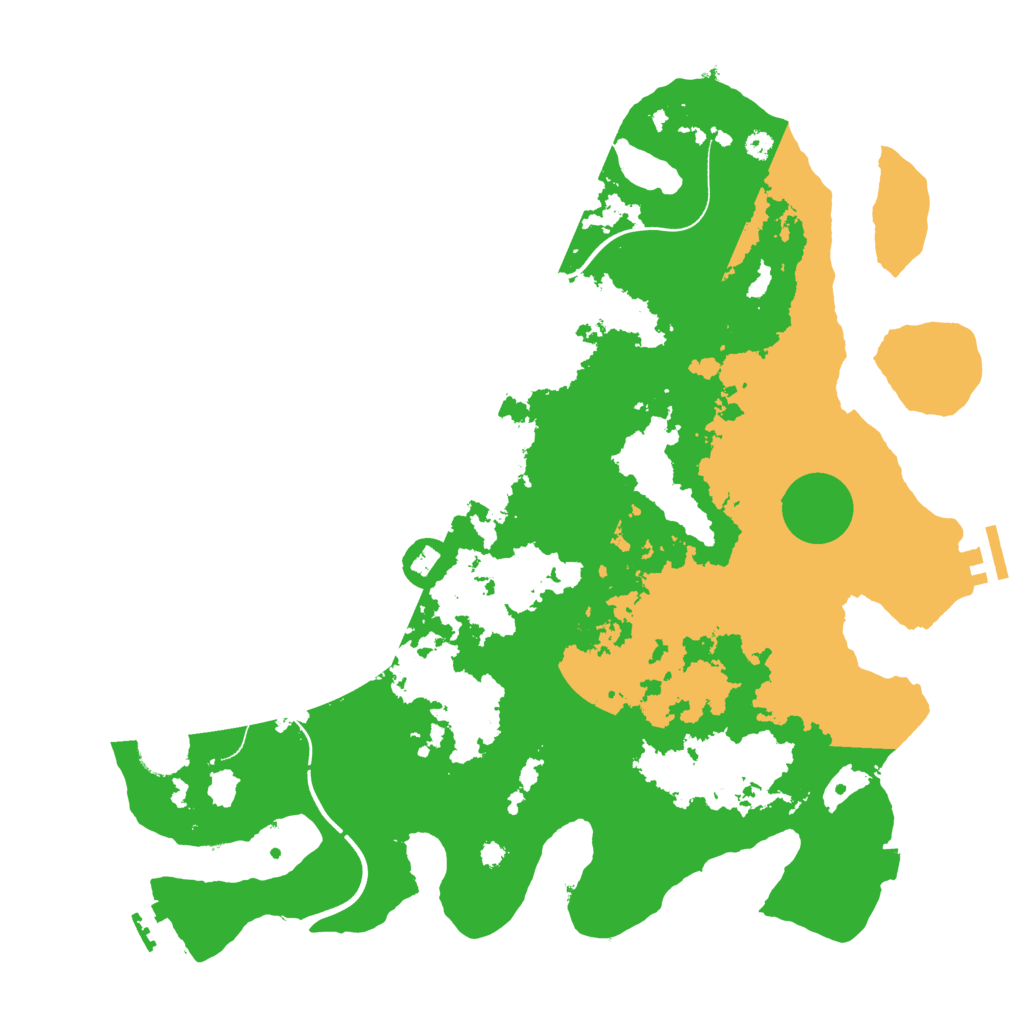 Biome Rust Map: Procedural Map, Size: 3800, Seed: 1416274403
