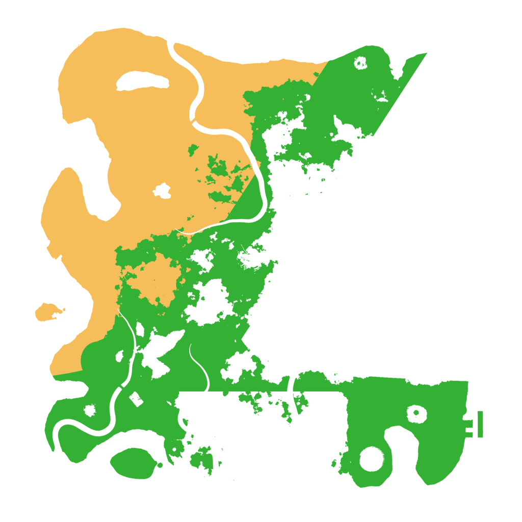 Biome Rust Map: Procedural Map, Size: 4000, Seed: 518916815