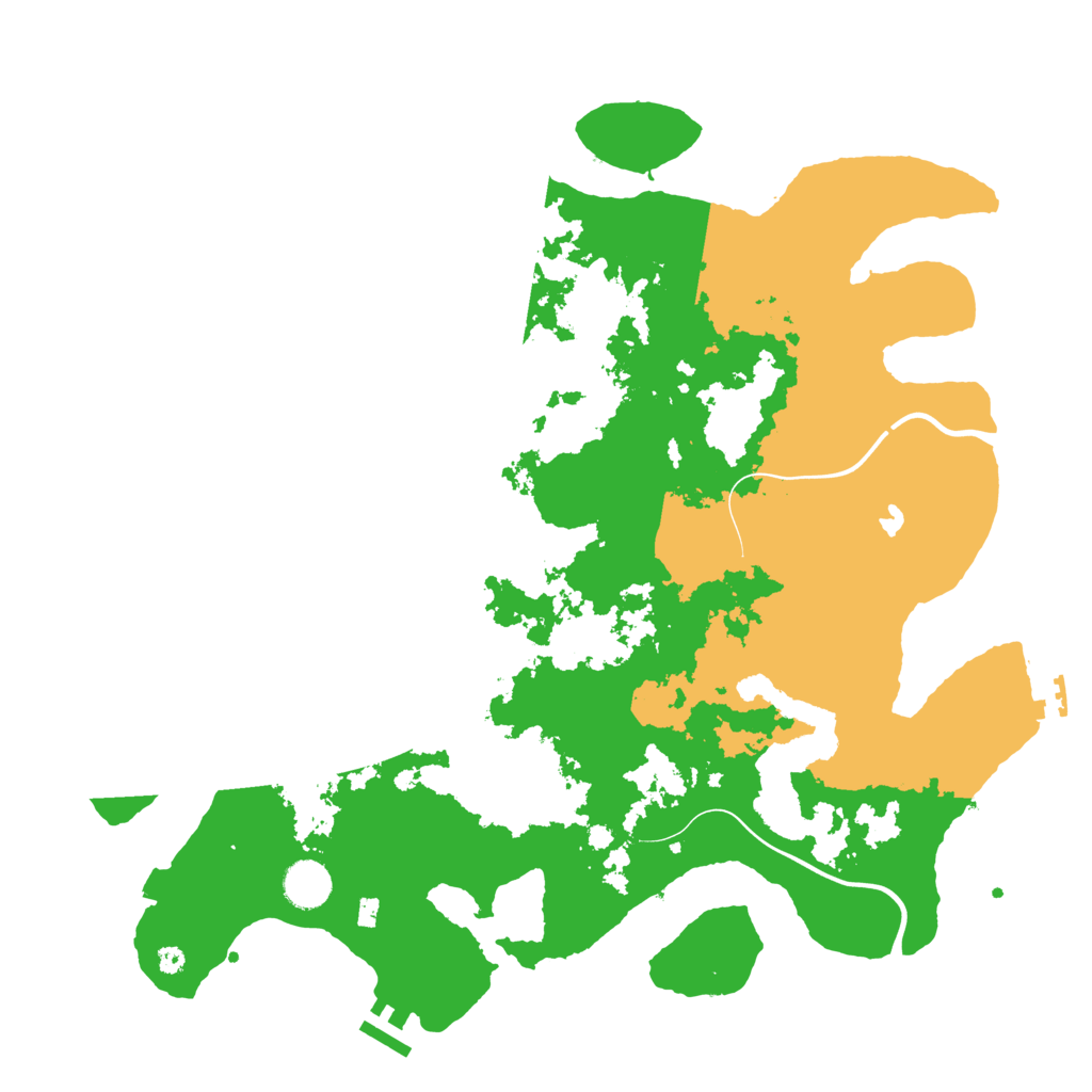 Biome Rust Map: Procedural Map, Size: 4000, Seed: 52842