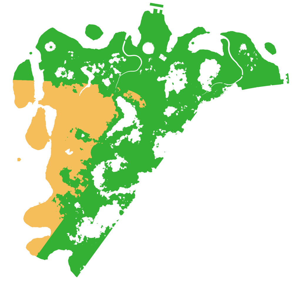 Biome Rust Map: Procedural Map, Size: 4500, Seed: 1729624050