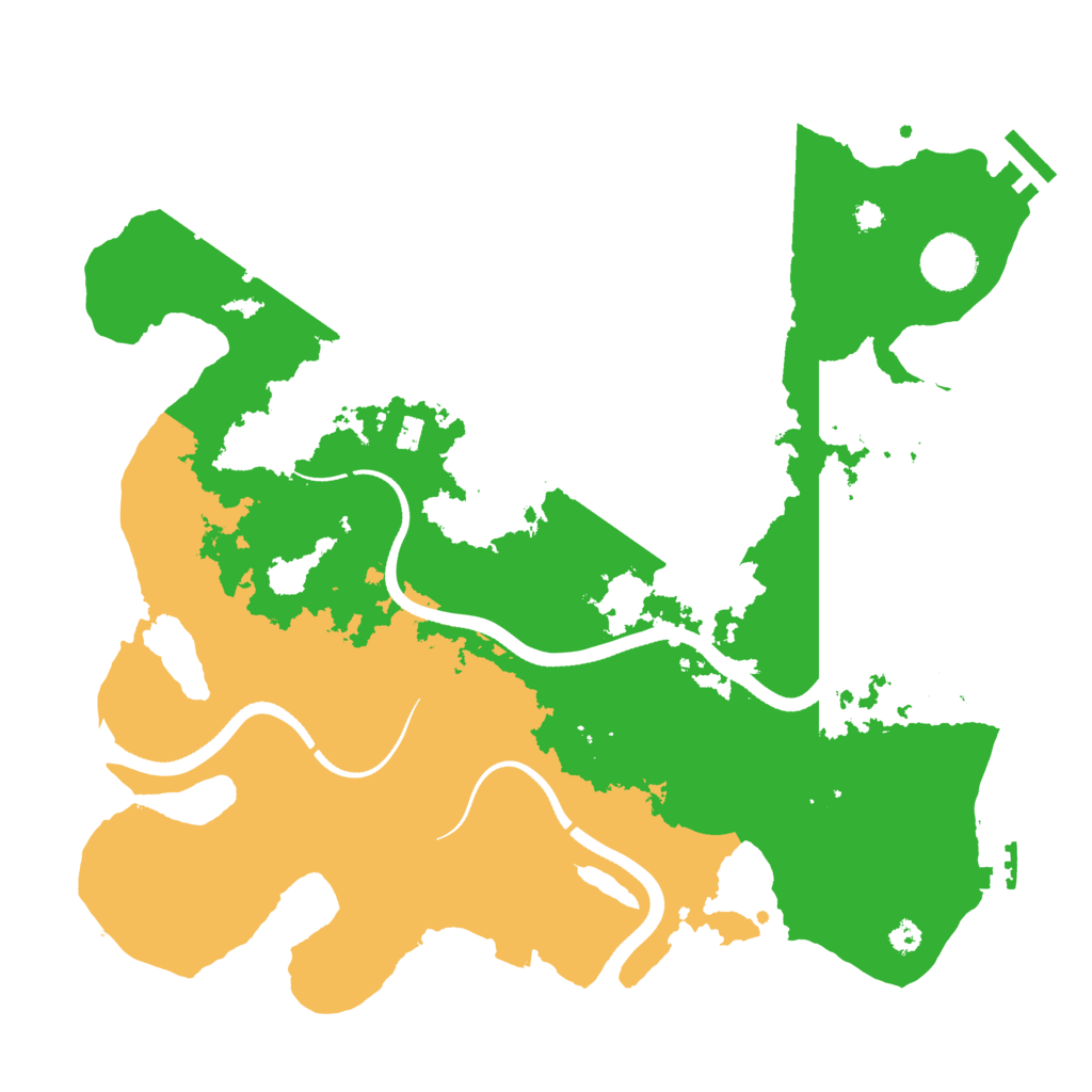 Biome Rust Map: Procedural Map, Size: 3500, Seed: 852367197