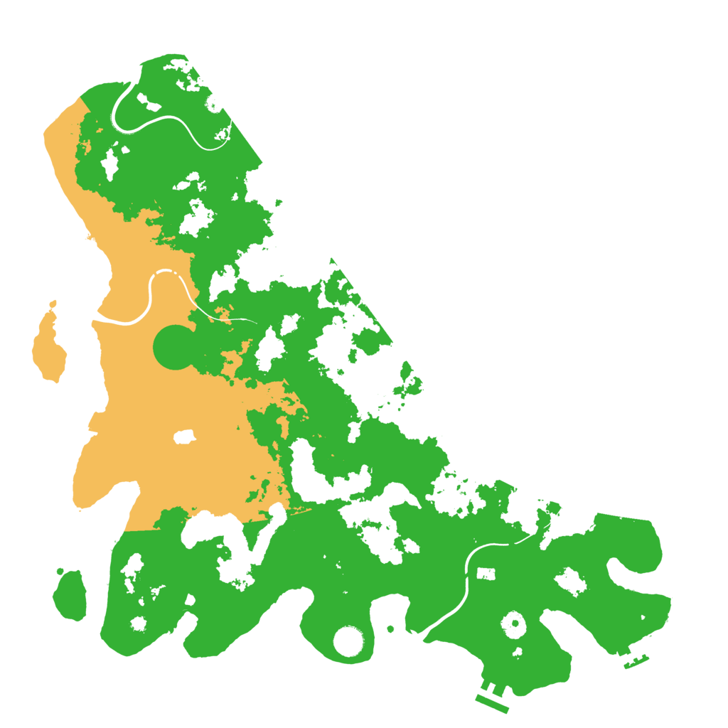 Biome Rust Map: Procedural Map, Size: 4250, Seed: 1178062610