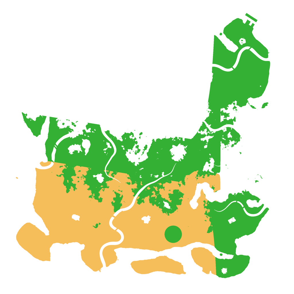 Biome Rust Map: Procedural Map, Size: 4500, Seed: 1510799343