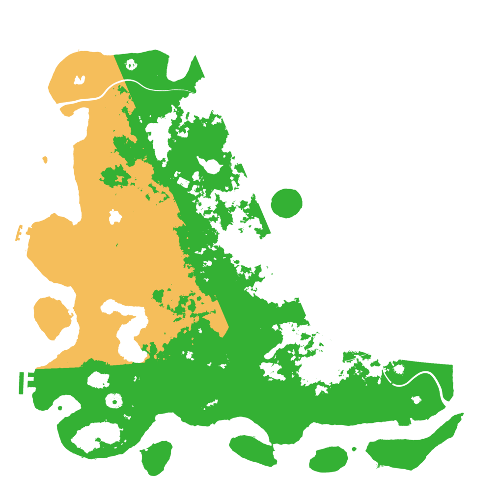 Biome Rust Map: Procedural Map, Size: 4600, Seed: 1657607784