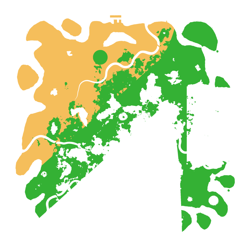 Biome Rust Map: Procedural Map, Size: 4500, Seed: 1445800566