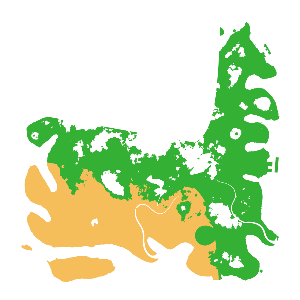 Biome Rust Map: Procedural Map, Size: 4000, Seed: 65893