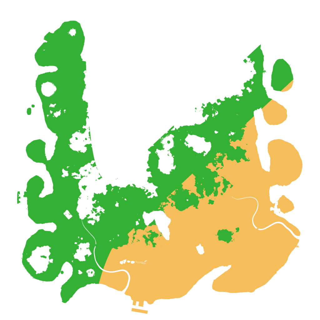 Biome Rust Map: Procedural Map, Size: 4000, Seed: 2103810669