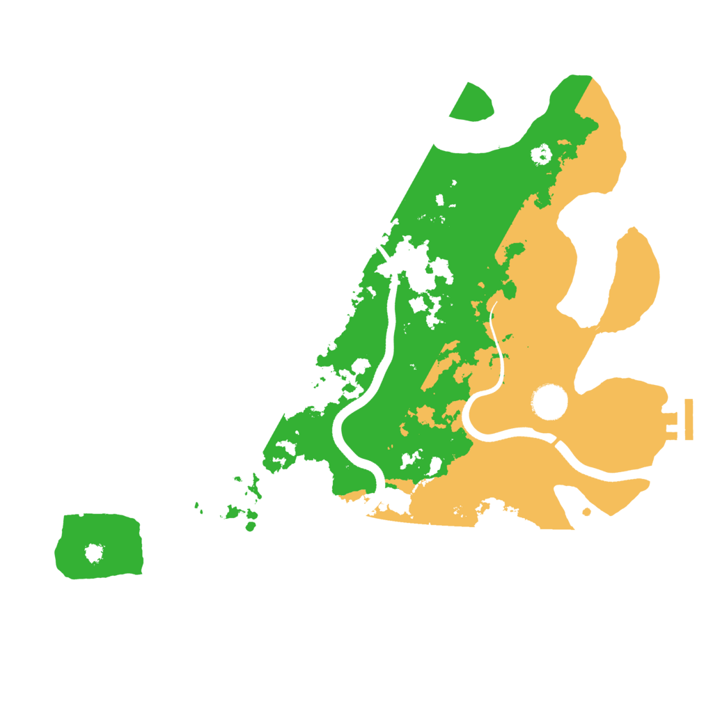 Biome Rust Map: Procedural Map, Size: 3500, Seed: 2119839226