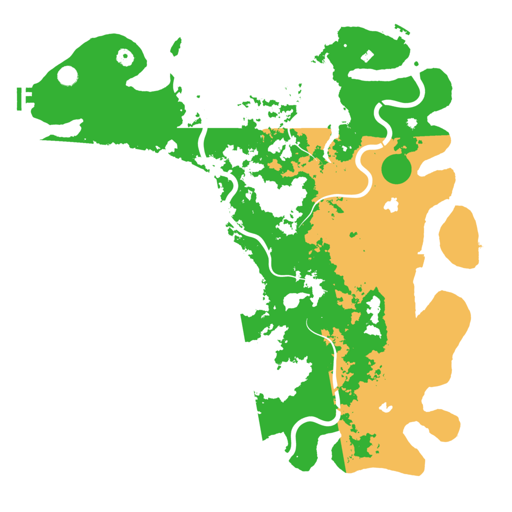 Biome Rust Map: Procedural Map, Size: 4500, Seed: 1820699025