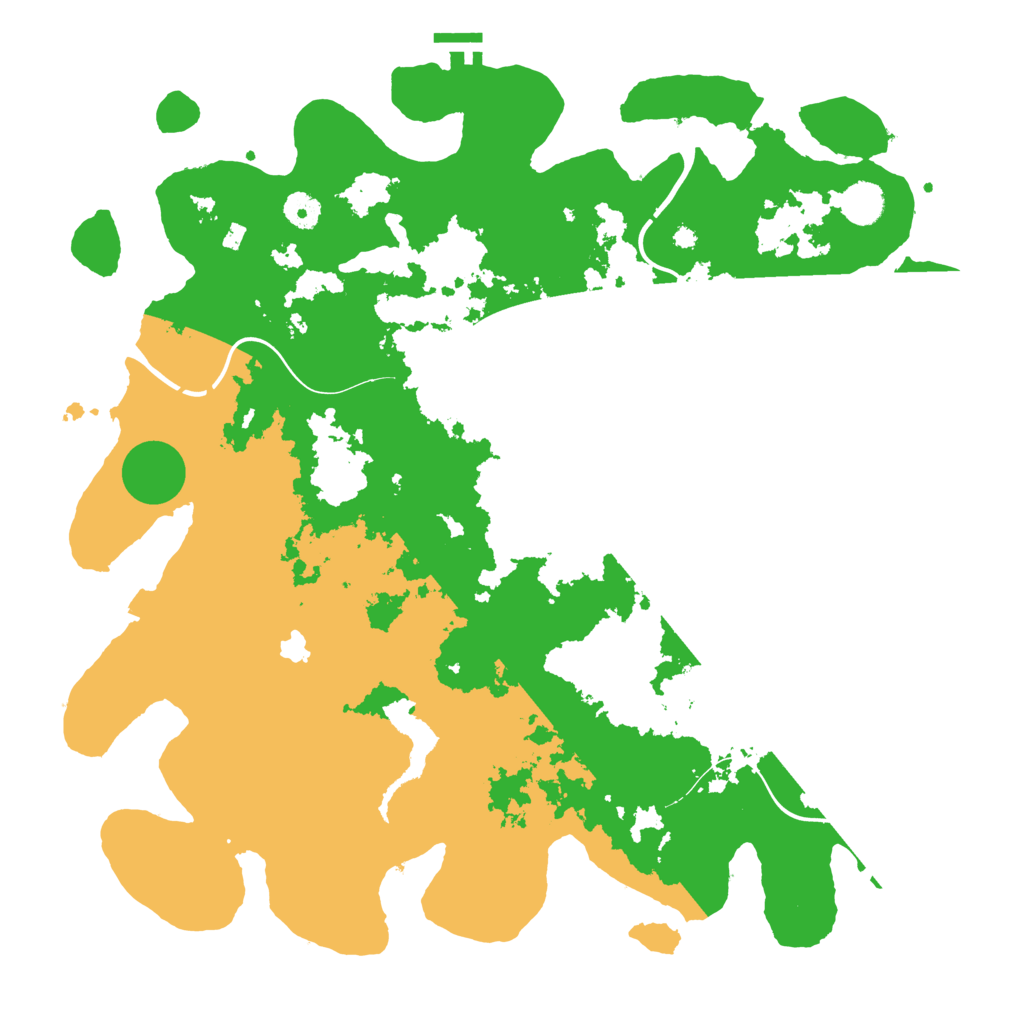 Biome Rust Map: Procedural Map, Size: 4250, Seed: 1079337877