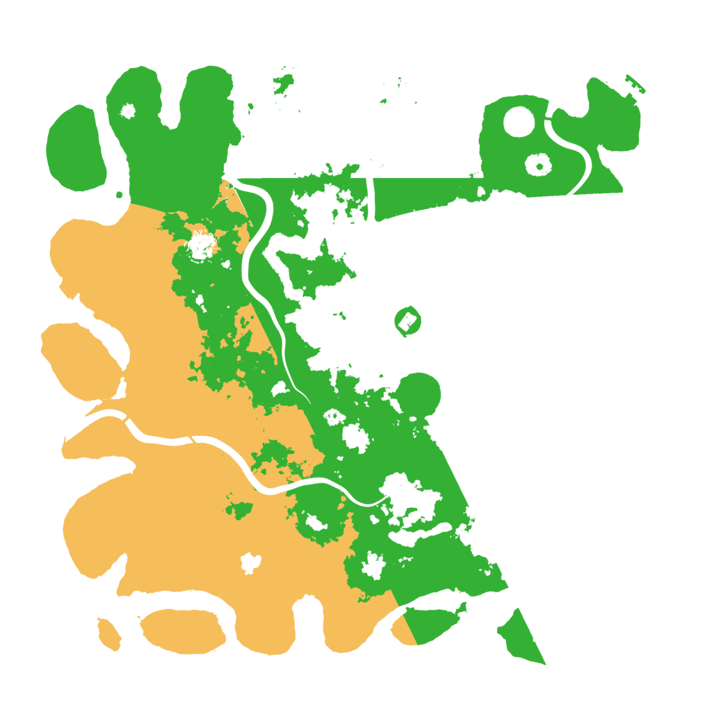 Biome Rust Map: Procedural Map, Size: 4300, Seed: 263453