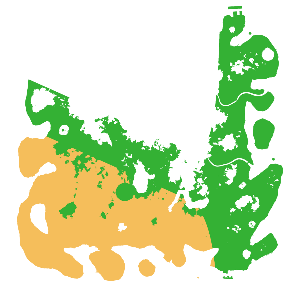 Biome Rust Map: Procedural Map, Size: 4400, Seed: 30420254