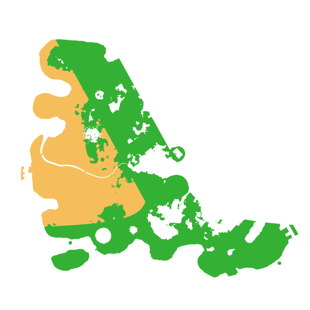 Biome Rust Map: Procedural Map, Size: 3500, Seed: 3042025