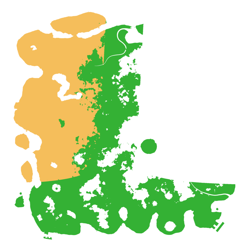 Biome Rust Map: Procedural Map, Size: 4500, Seed: 1222815794