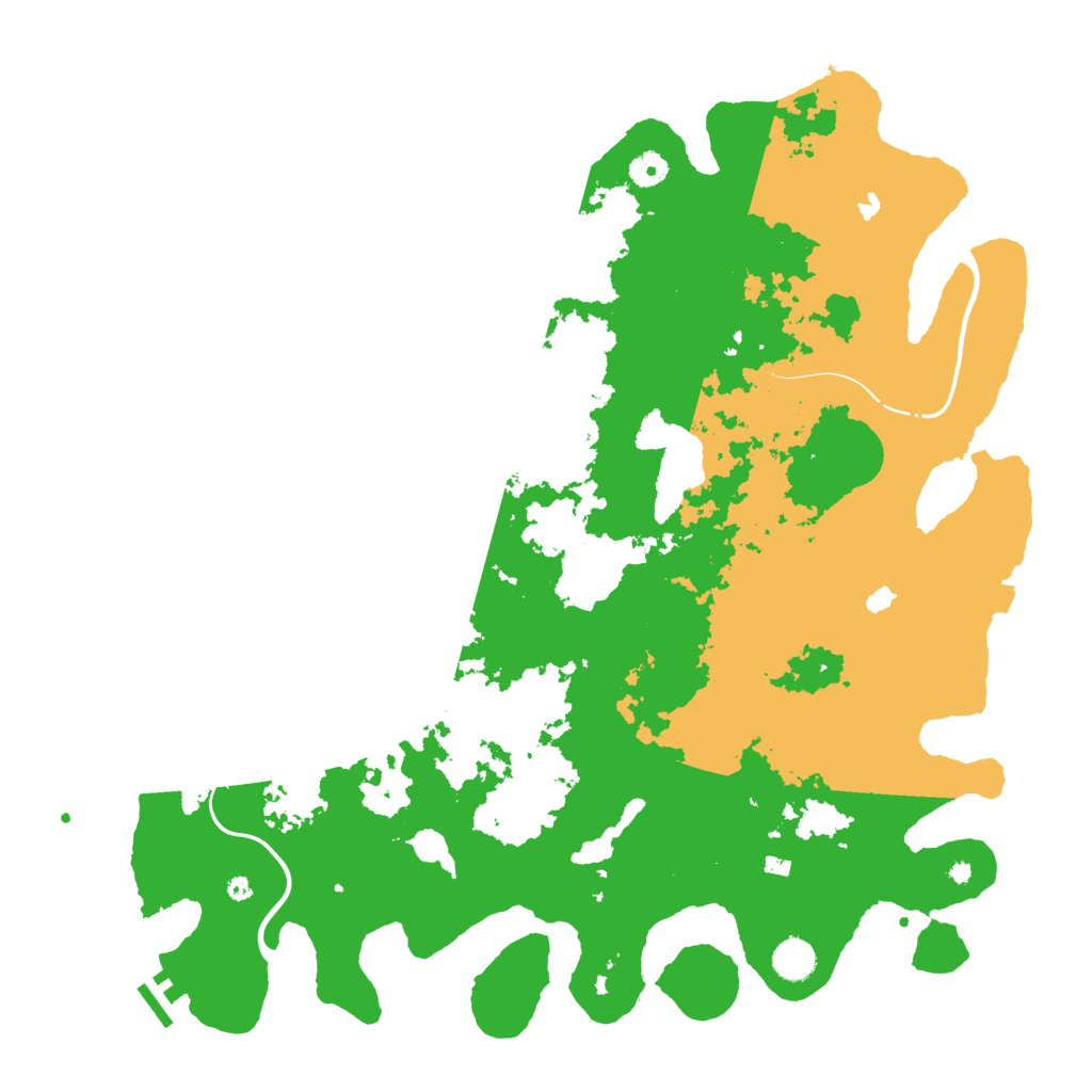 Biome Rust Map: Procedural Map, Size: 4500, Seed: 1339