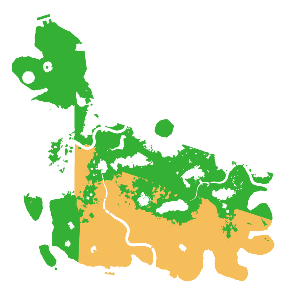 Biome Rust Map: Procedural Map, Size: 4500, Seed: 109912350