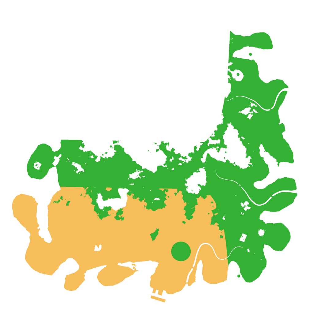 Biome Rust Map: Procedural Map, Size: 4250, Seed: 2097060531