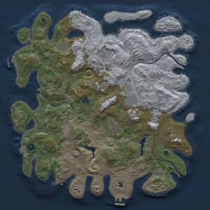 Thumbnail Rust Map: Procedural Map, Size: 4250, Seed: 1925306471, 15 Monuments