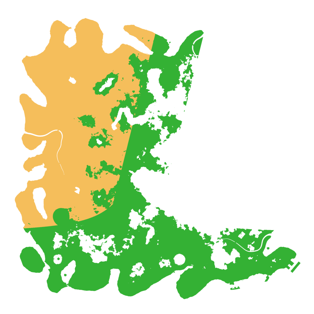 Biome Rust Map: Procedural Map, Size: 5000, Seed: 179361297