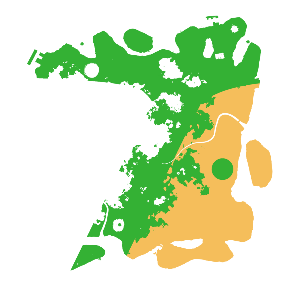 Biome Rust Map: Procedural Map, Size: 3600, Seed: 172136436