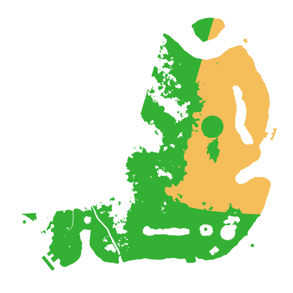 Biome Rust Map: Procedural Map, Size: 3500, Seed: 2058034102