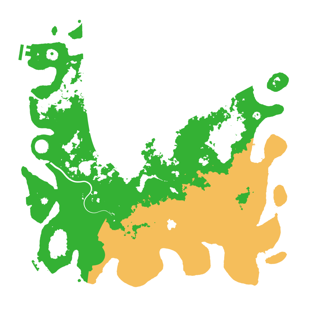 Biome Rust Map: Procedural Map, Size: 4000, Seed: 638827