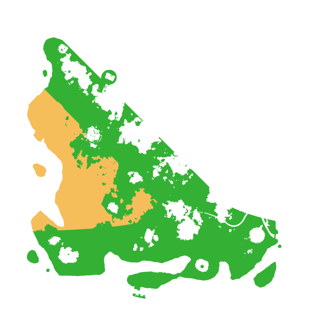 Biome Rust Map: Procedural Map, Size: 3650, Seed: 28112117