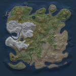 Thumbnail Rust Map: Procedural Map, Size: 3500, Seed: 62839034, 13 Monuments