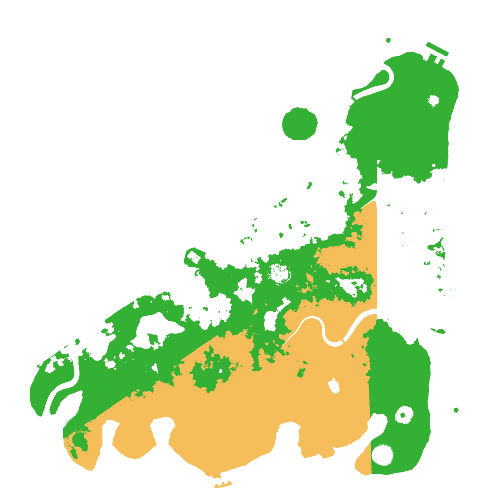 Biome Rust Map: Procedural Map, Size: 4250, Seed: 731655986