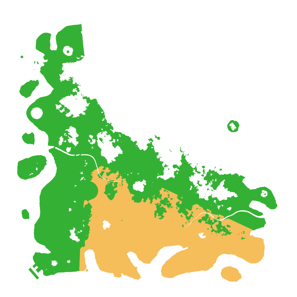 Biome Rust Map: Procedural Map, Size: 4500, Seed: 940411094