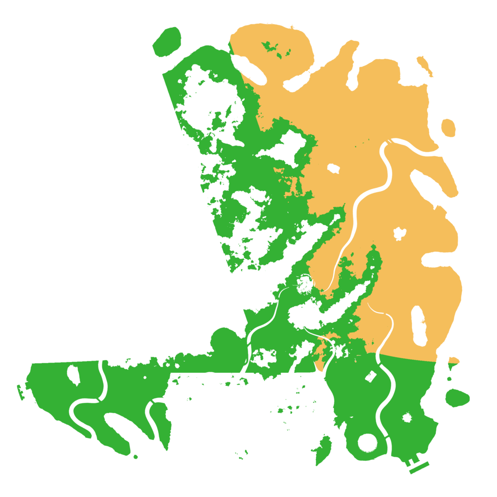 Biome Rust Map: Procedural Map, Size: 4800, Seed: 1551811433