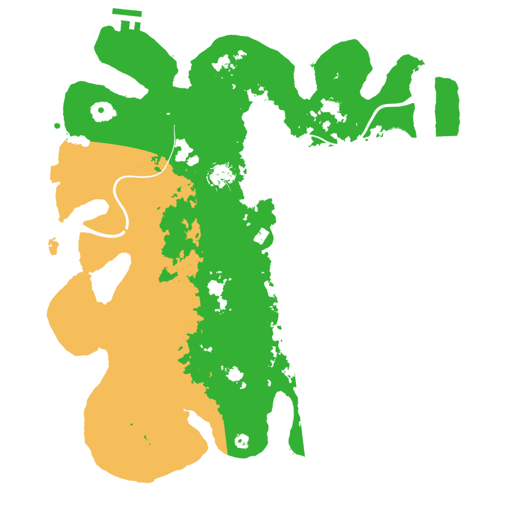 Biome Rust Map: Procedural Map, Size: 3500, Seed: 464840396