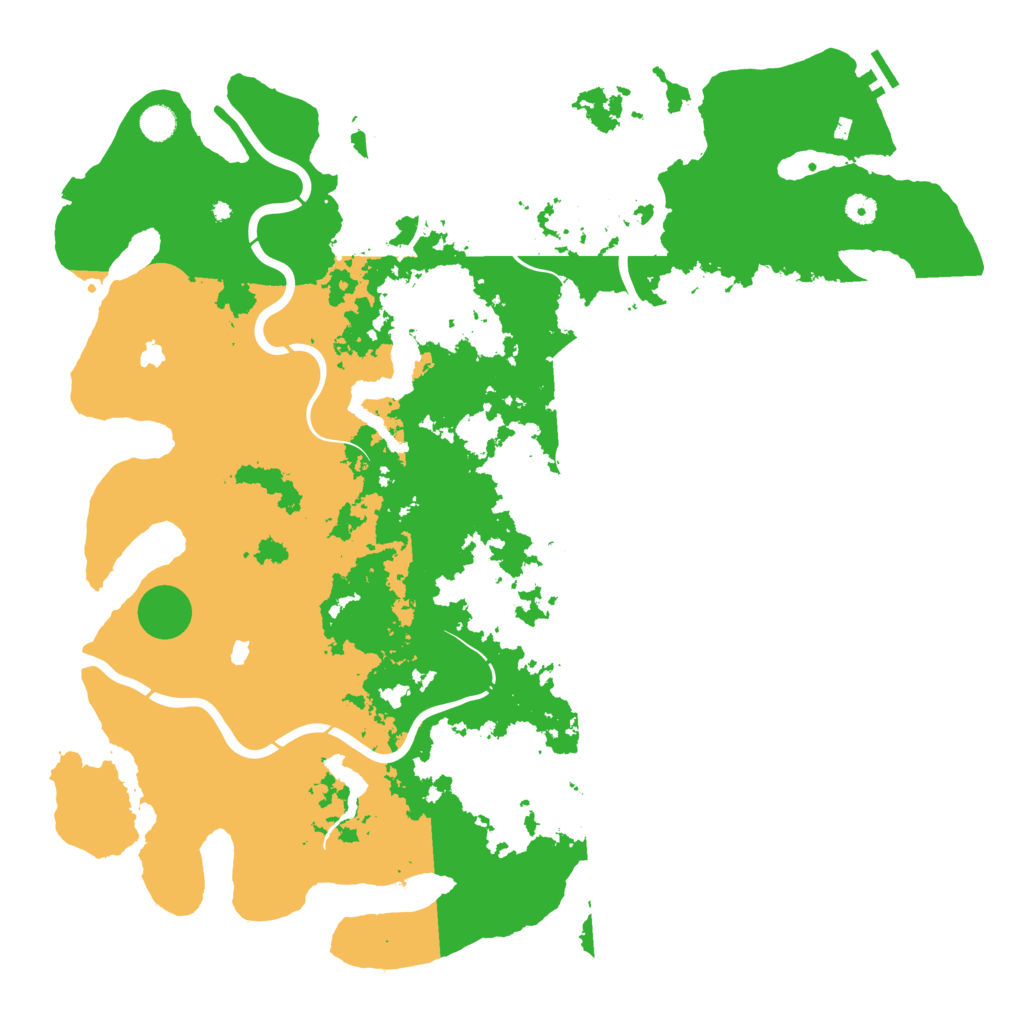 Biome Rust Map: Procedural Map, Size: 5000, Seed: 1729477674