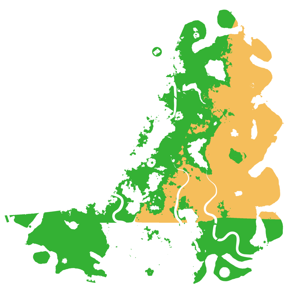 Biome Rust Map: Procedural Map, Size: 5000, Seed: 123584147