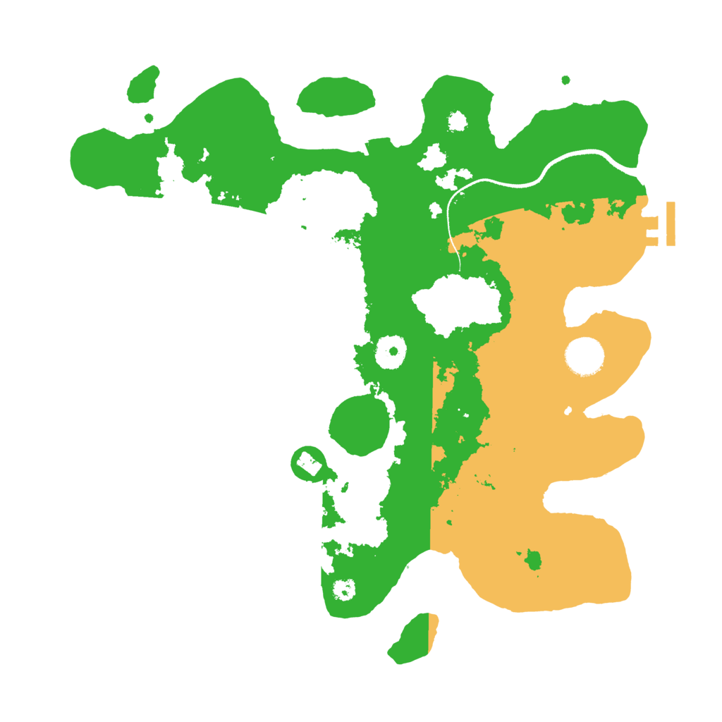 Biome Rust Map: Procedural Map, Size: 3300, Seed: 1111070820