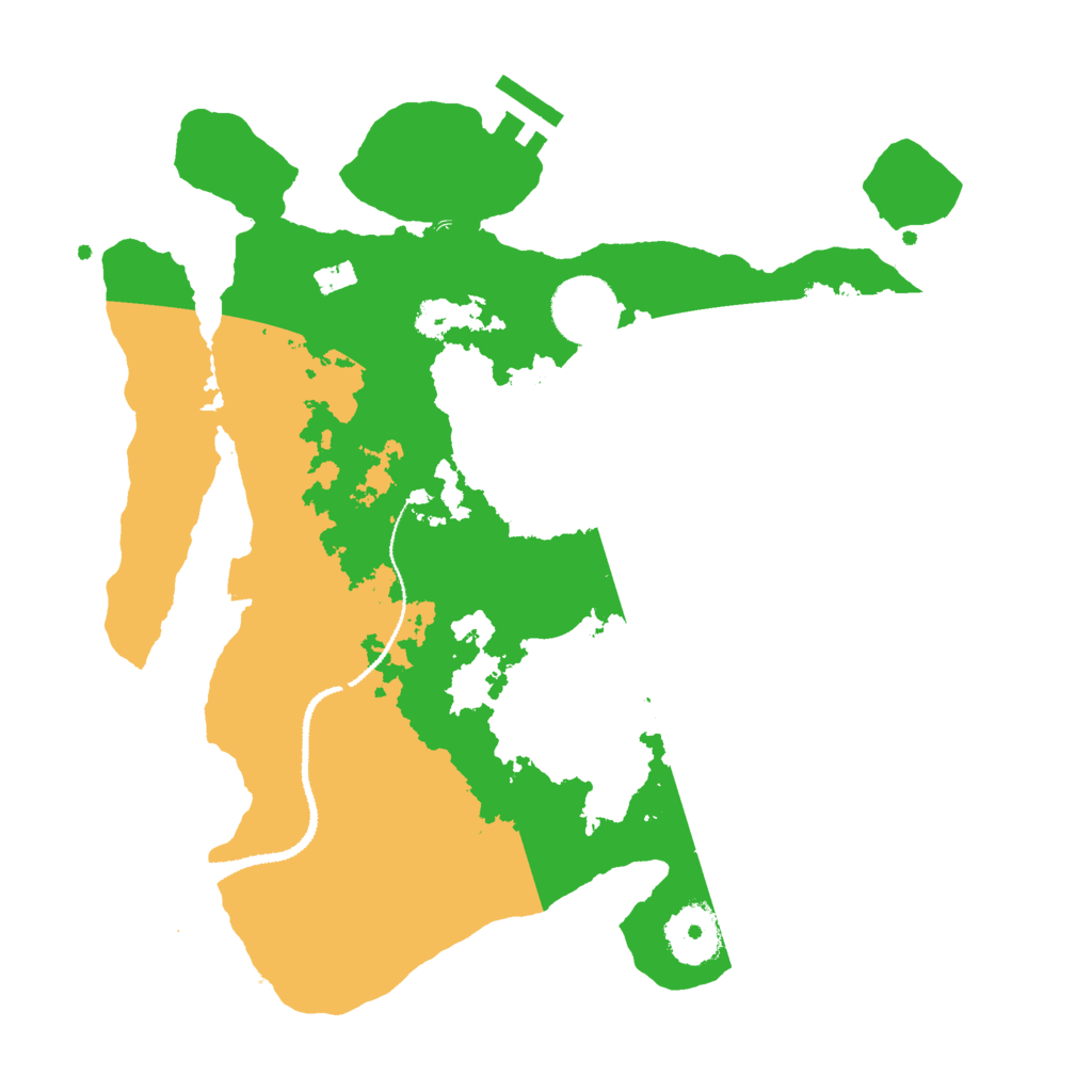 Biome Rust Map: Procedural Map, Size: 3000, Seed: 1290266569