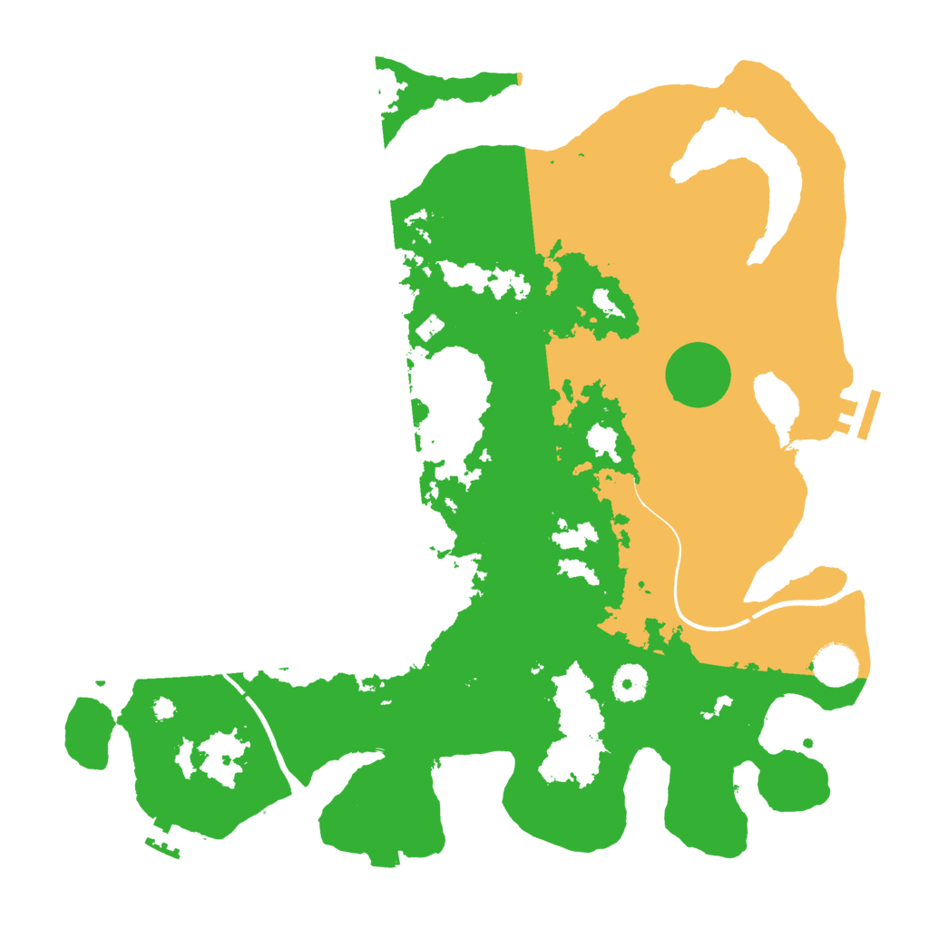 Biome Rust Map: Procedural Map, Size: 3750, Seed: 16590261