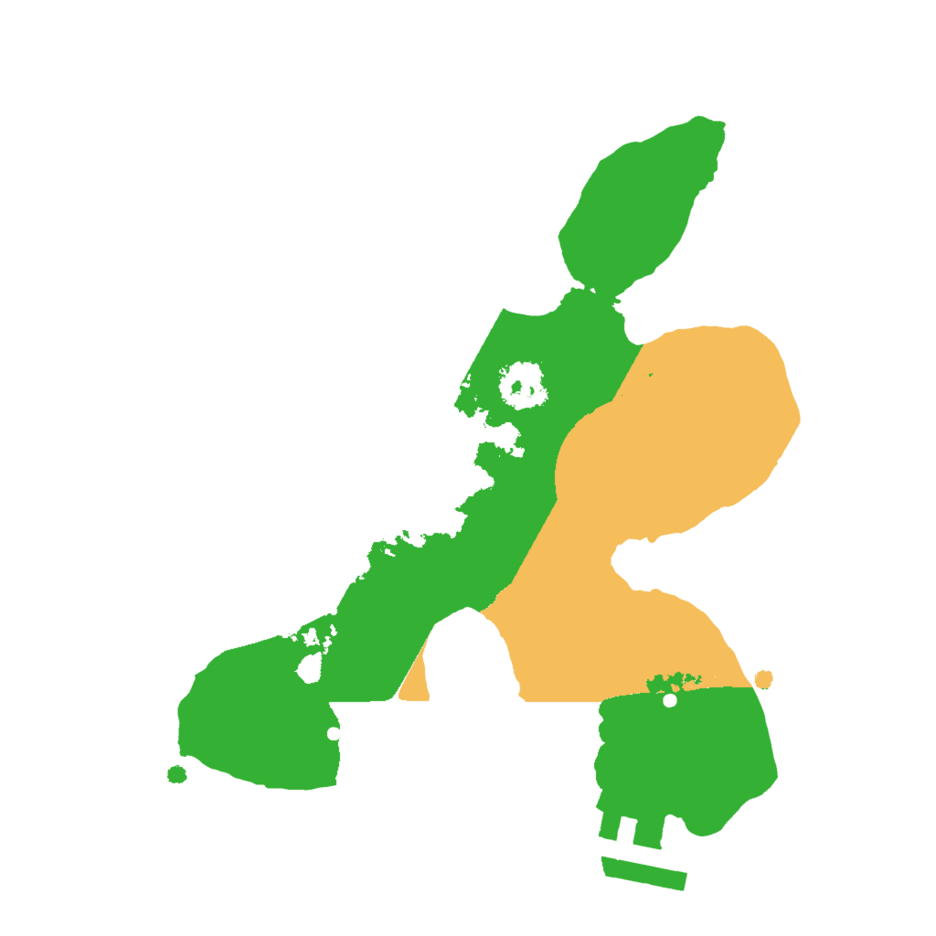 Biome Rust Map: Procedural Map, Size: 2000, Seed: 514793882