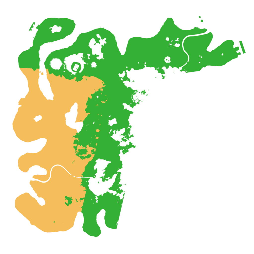 Biome Rust Map: Procedural Map, Size: 4000, Seed: 1047390259