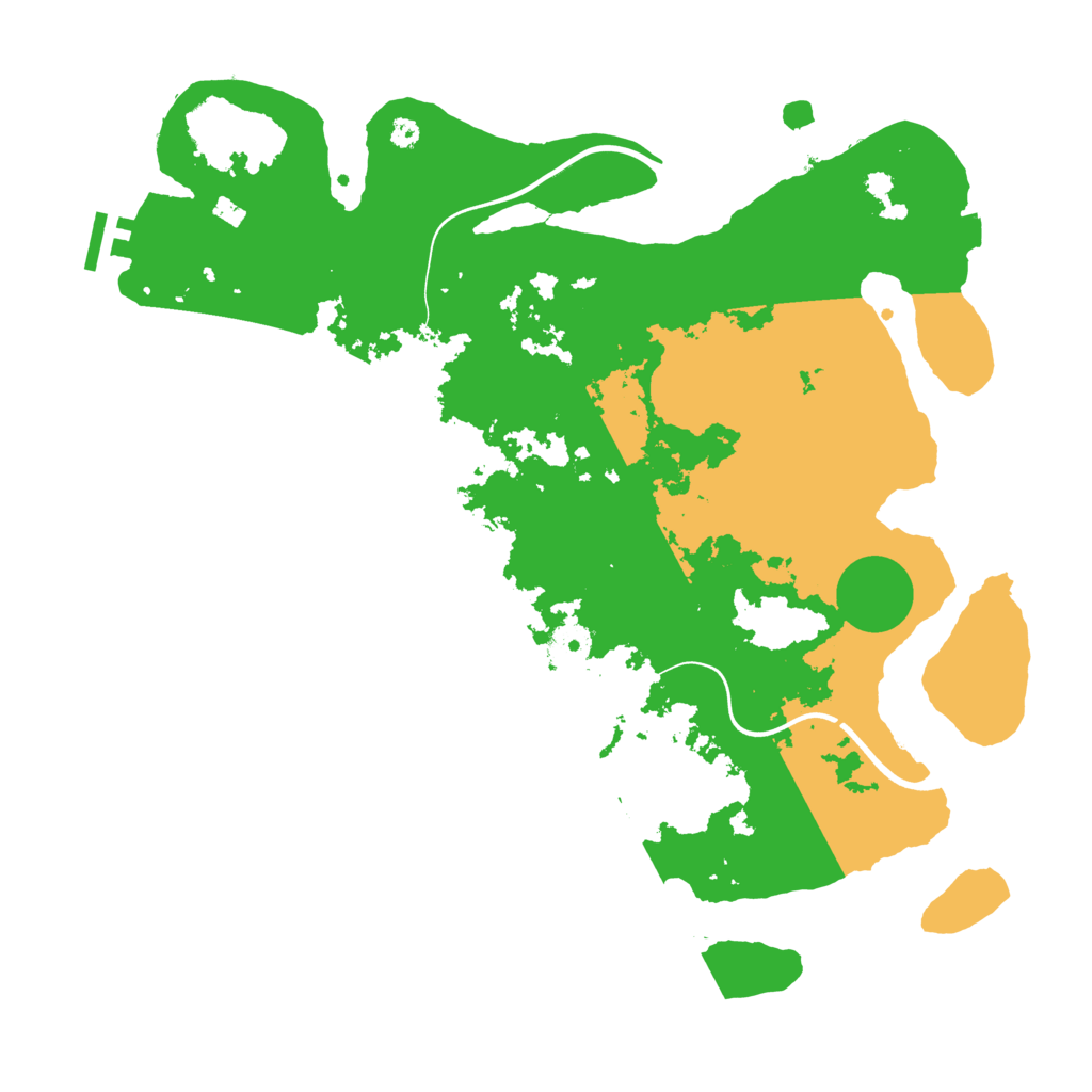 Biome Rust Map: Procedural Map, Size: 3750, Seed: 277628804