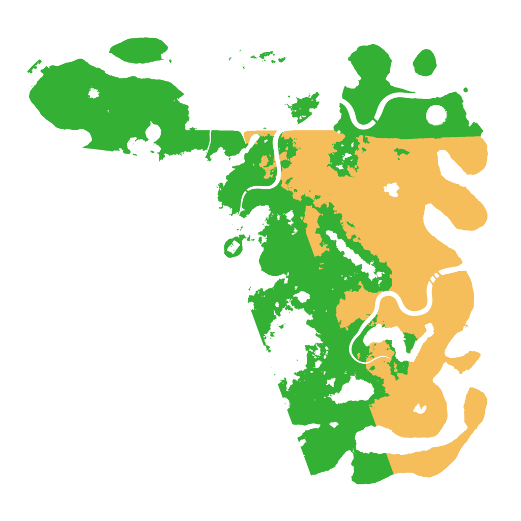 Biome Rust Map: Procedural Map, Size: 4500, Seed: 279916624