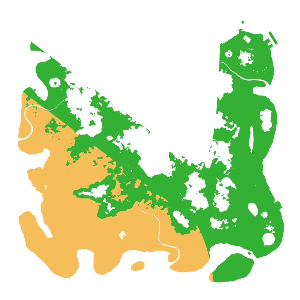 Biome Rust Map: Procedural Map, Size: 4300, Seed: 1318751037