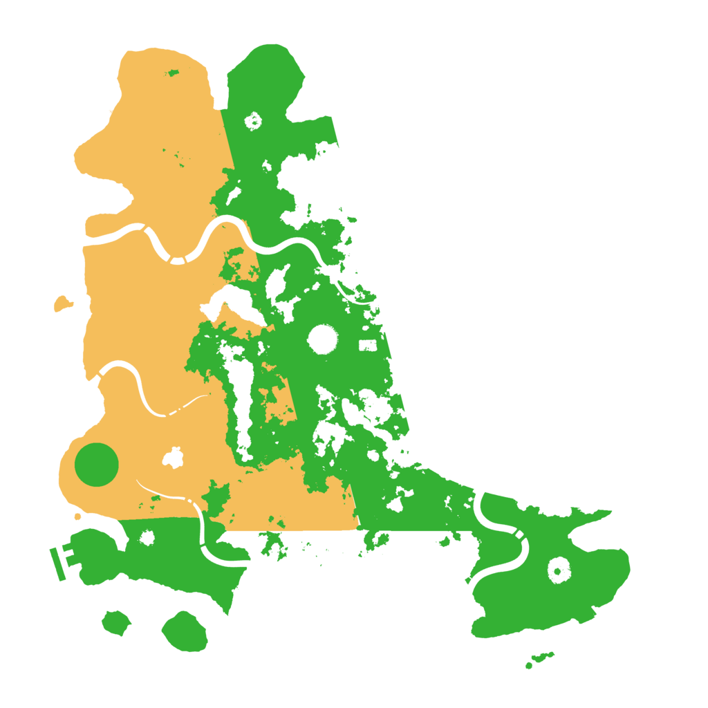 Biome Rust Map: Procedural Map, Size: 4250, Seed: 663452